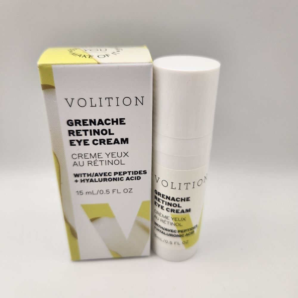 Volition Grenache Retinol Eye Cream Hydrates and Soothes 0.5 fl.oz